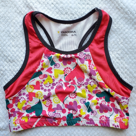 Diadora/ Colorful Sport Bra/ Size XL